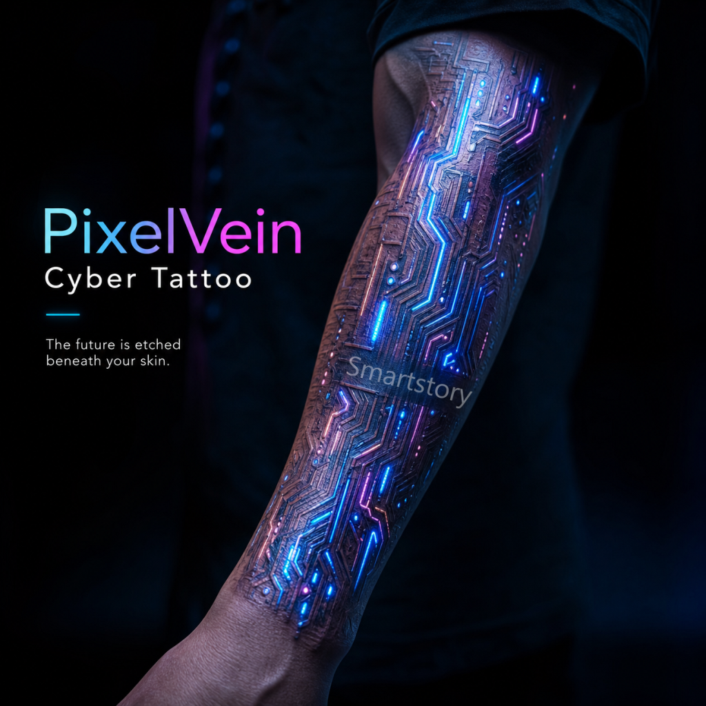 PixelVein Cyber Tattoo