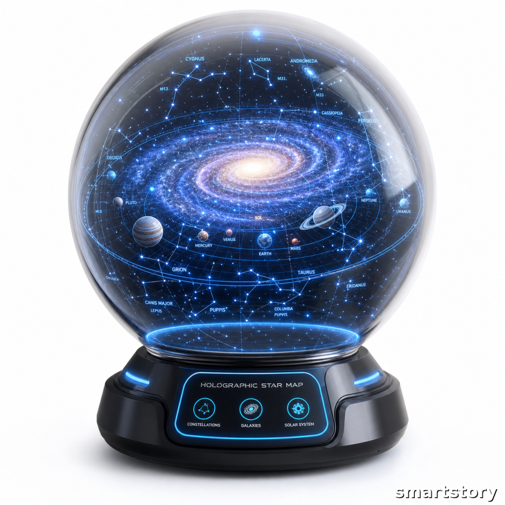 Holographic Star Map Globe